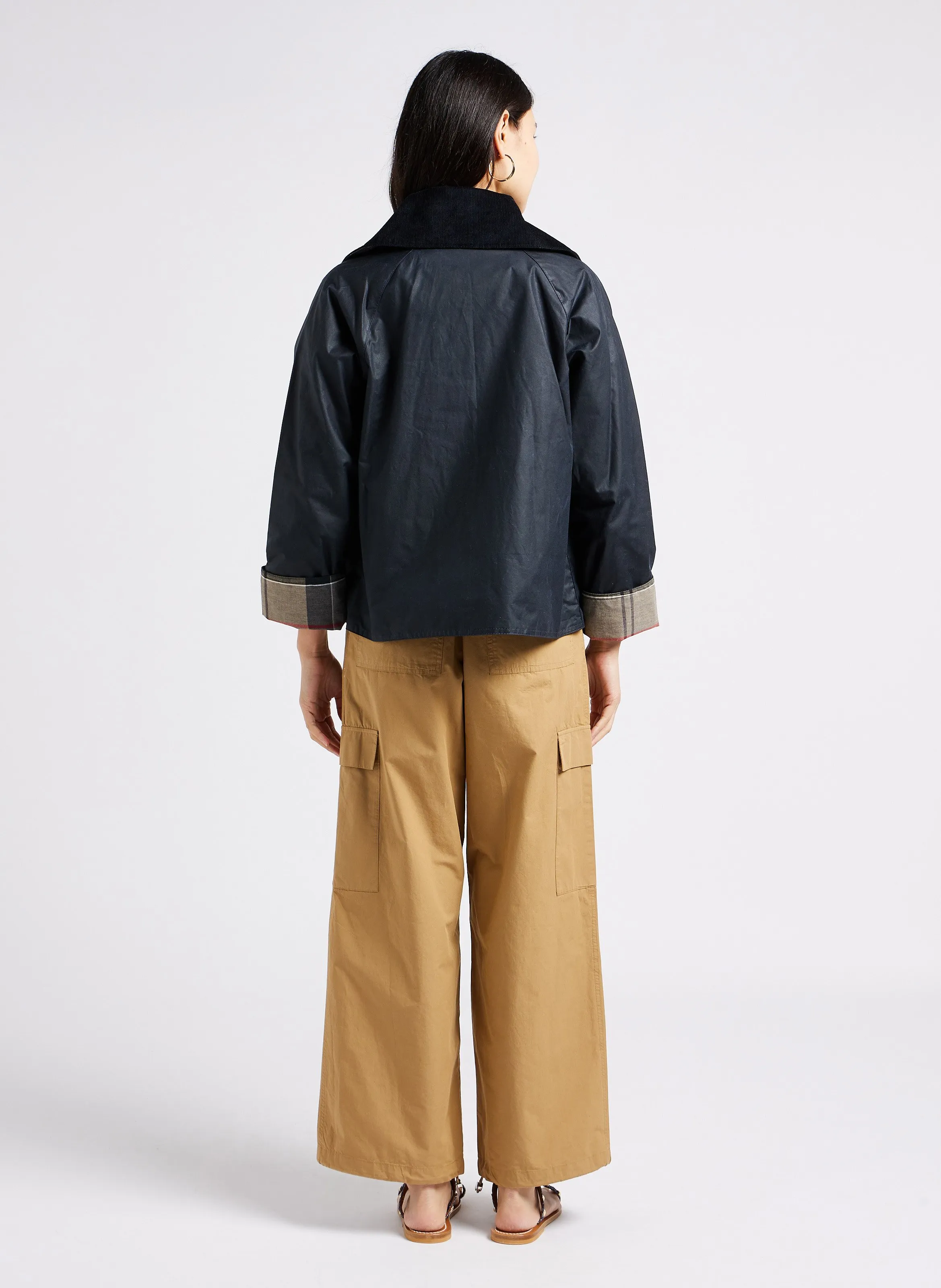 PAULINE  PANTALóN CARGO DE ALGODóN EN BEIGE