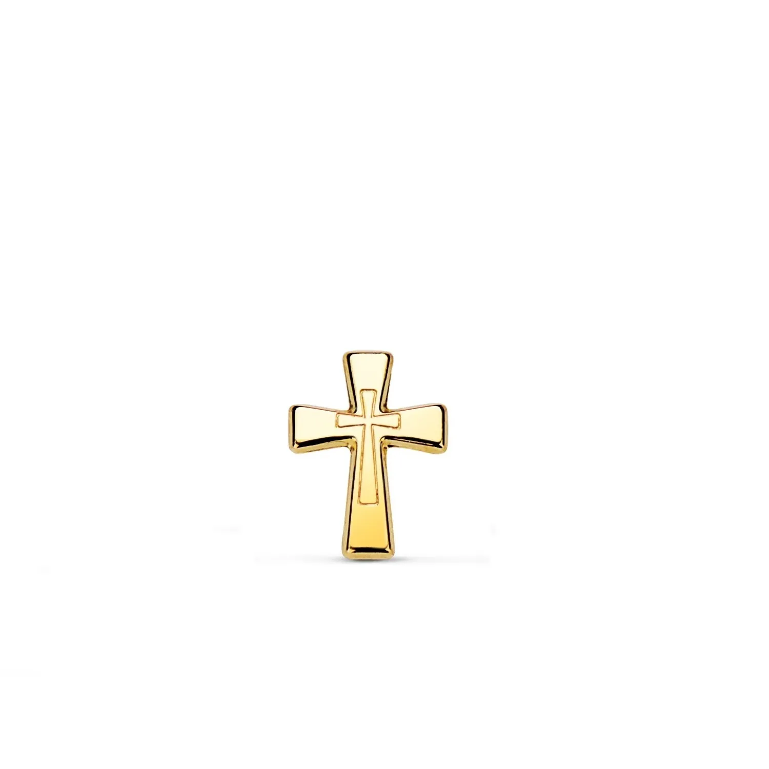 Pendiente Oro Cruz