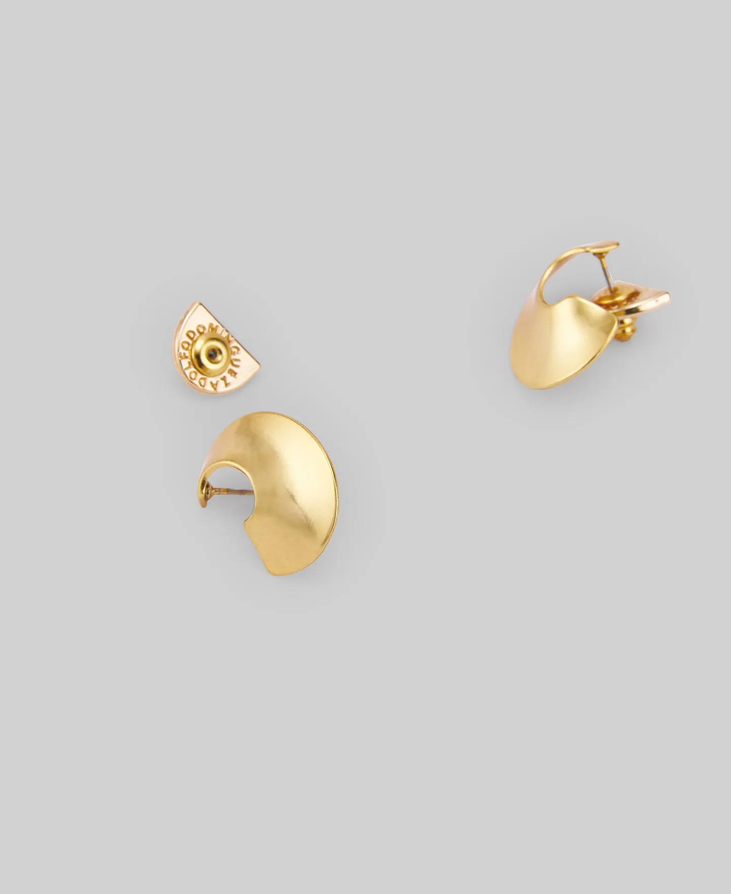 Pendientes circulares pequeños mujer