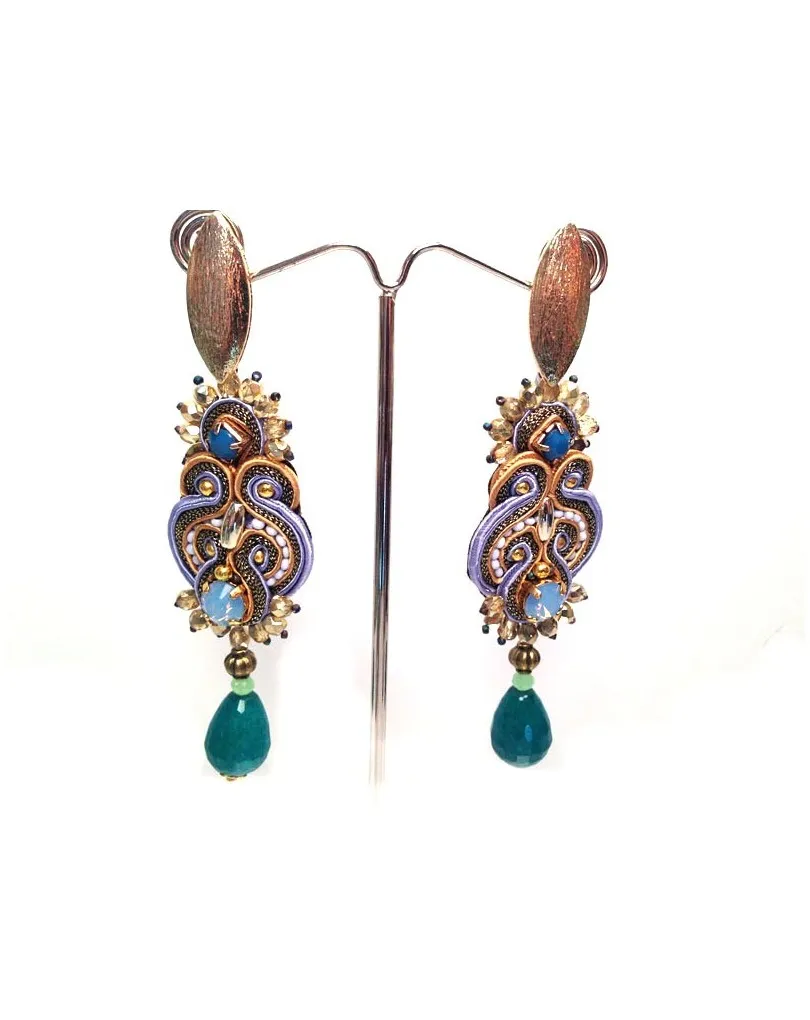 PENDIENTES FLAMENCA BUSUTERIA PARA MUJERES ELEGANTES
