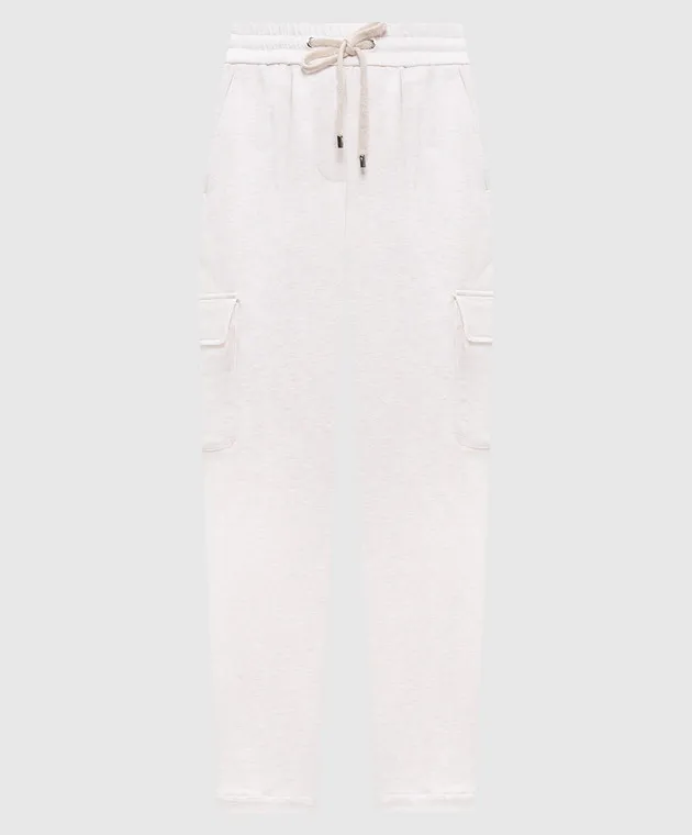 Peserico Beige melange cargo pants