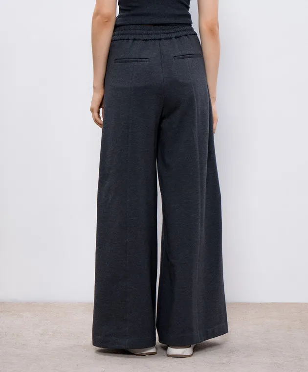 Peserico Gray melange pants