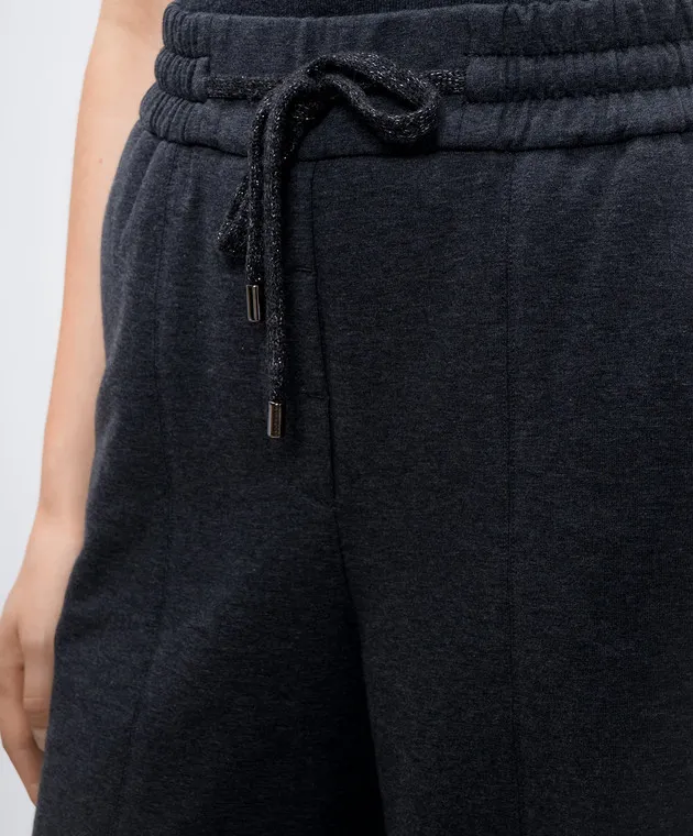 Peserico Gray melange pants