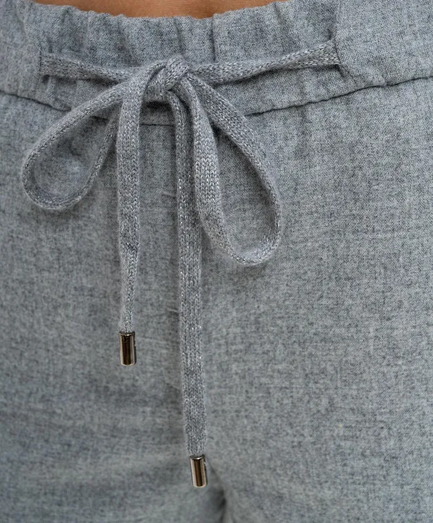 Peserico Gray pants with wool