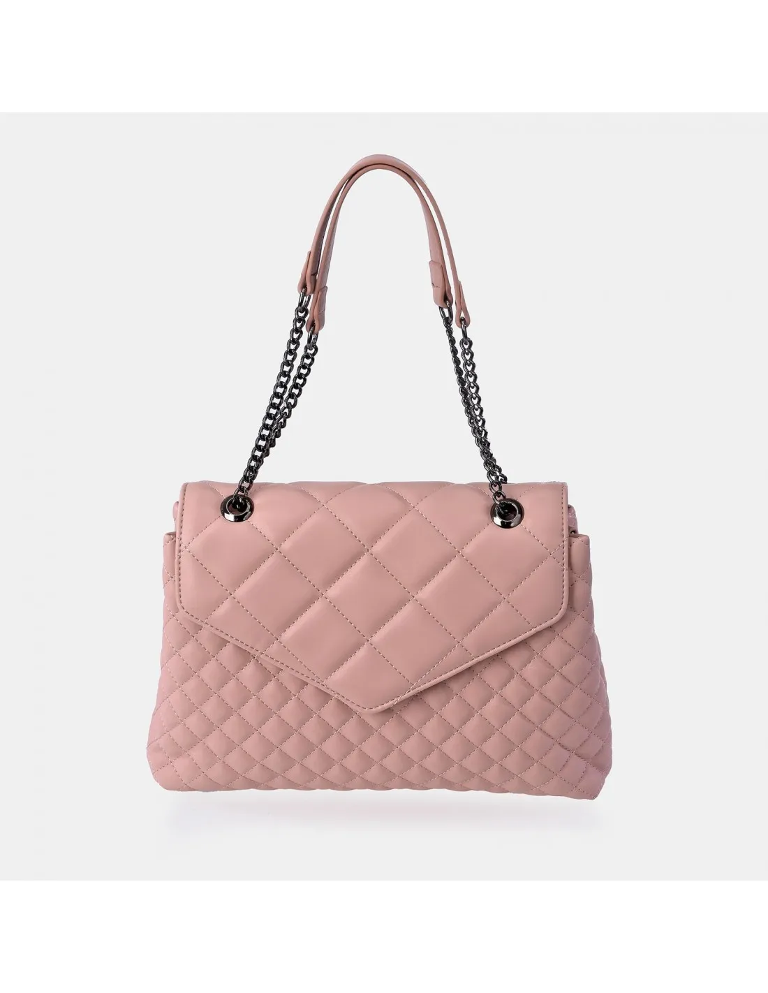 PIERRE CARDIN Bolso bandolera grande con cadena para mujer calidad Acolchado