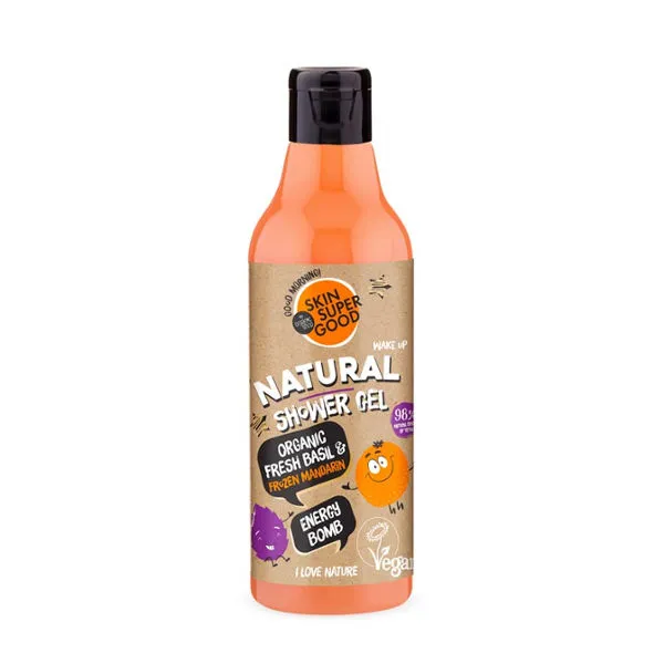 Planeta Orgánica Shower Gel Organic Fresh Basil&Frozen Mandarin 250ml