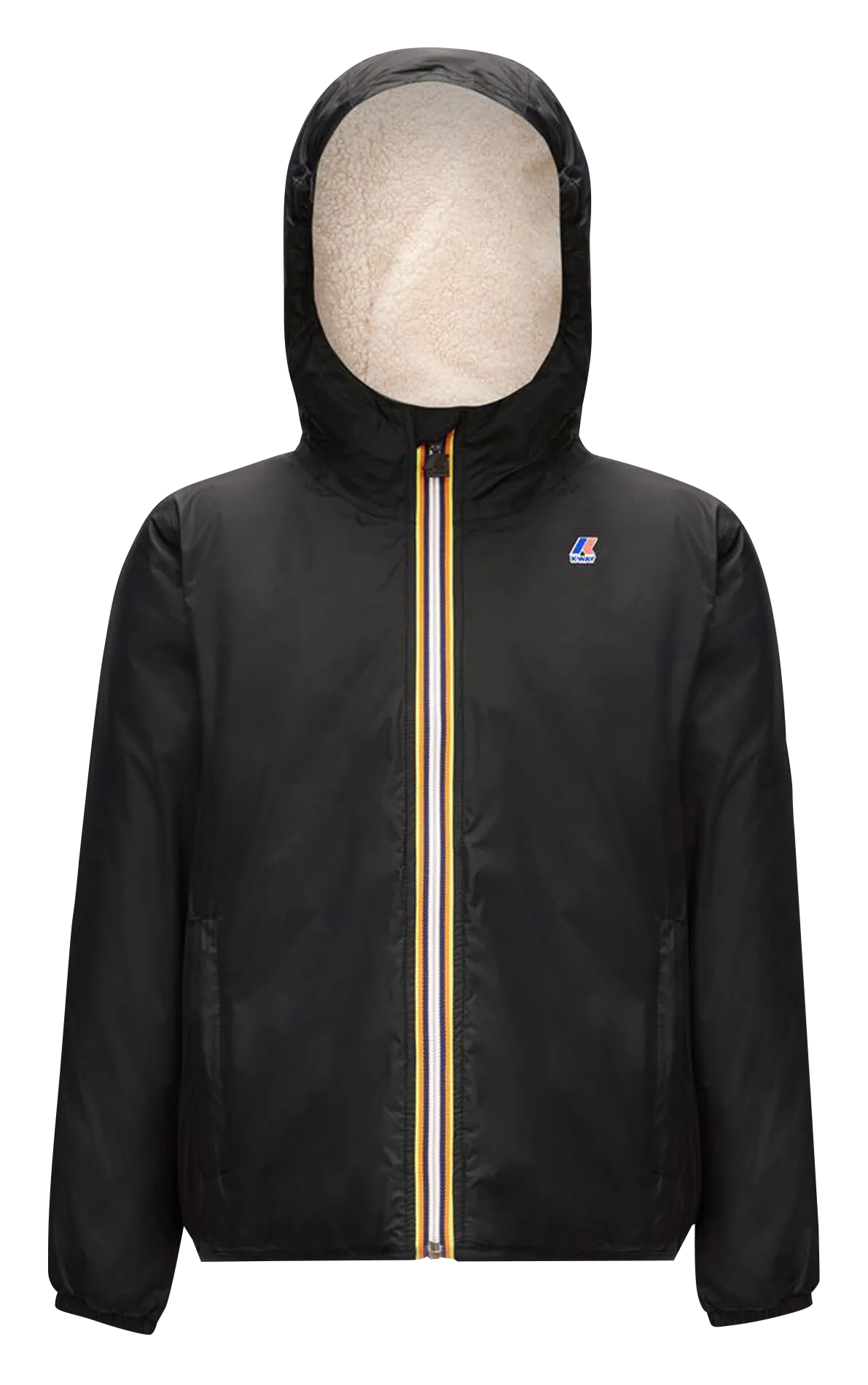 P.LE VRAI 3.0 CLAUDE ORSETTO  CHAQUETA CON CAPUCHA Y FORRO POLAR EN BEIGE