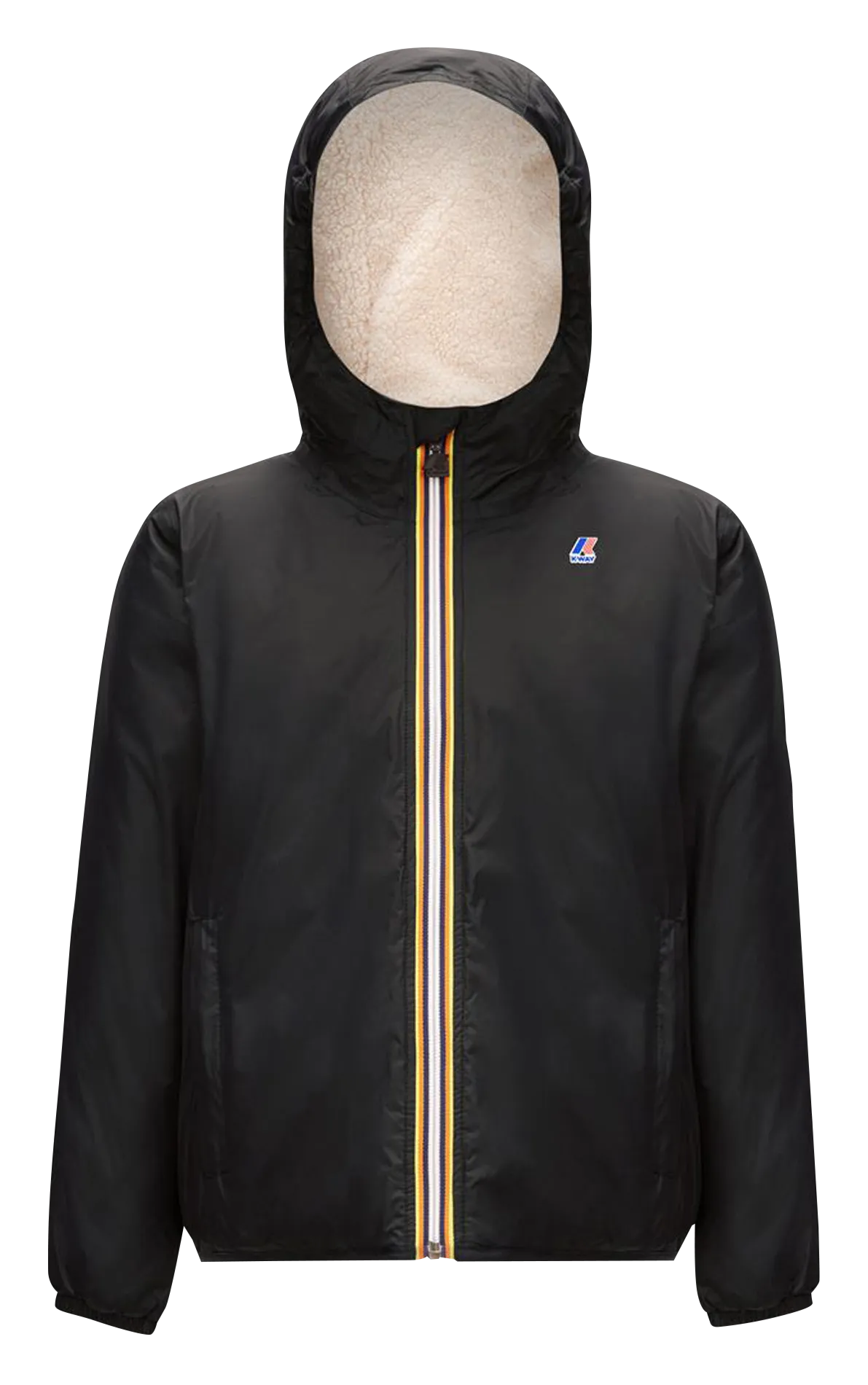 P.LE VRAI 3.0 CLAUDE ORSETTO  CHAQUETA CON CAPUCHA Y FORRO POLAR EN BEIGE