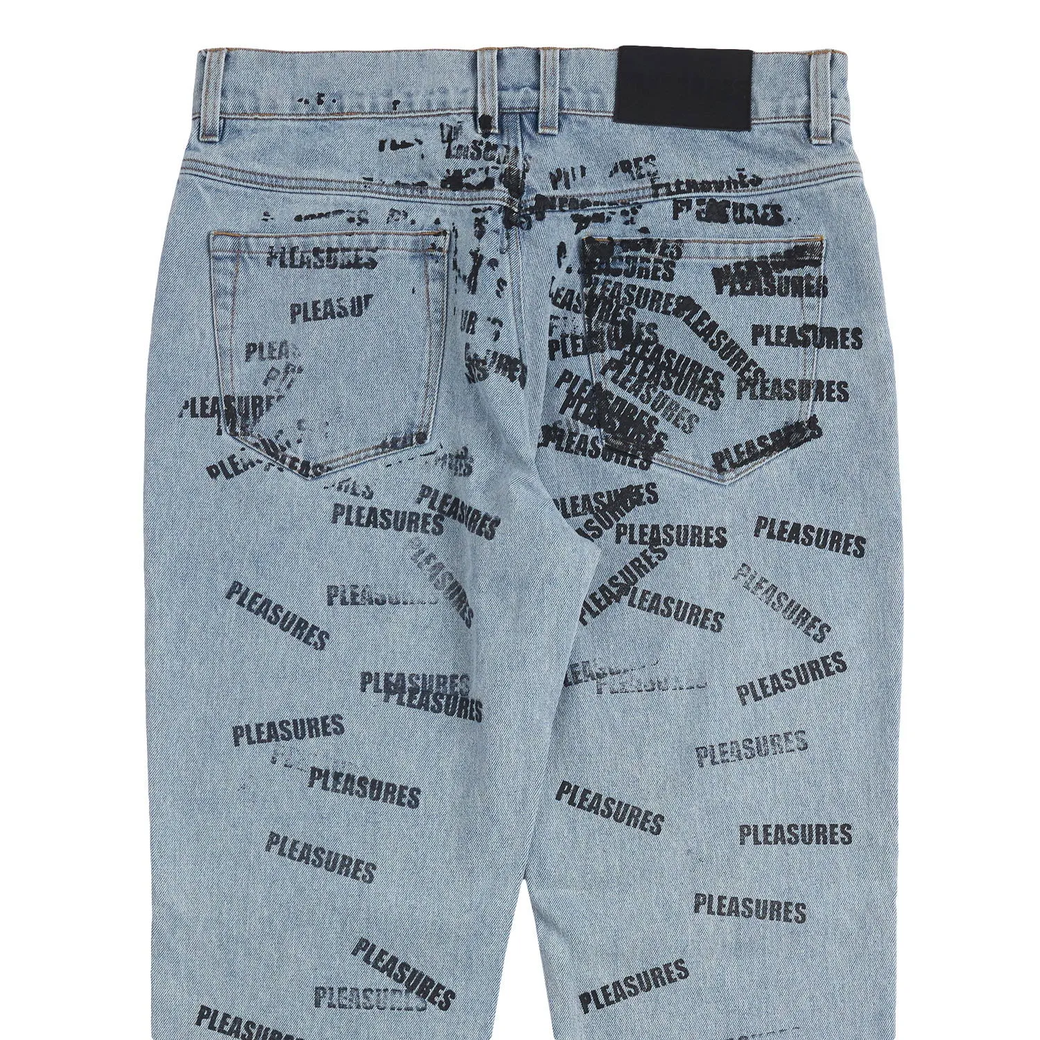 Pleasures Plop 5 Pocket Denim Washed Blue