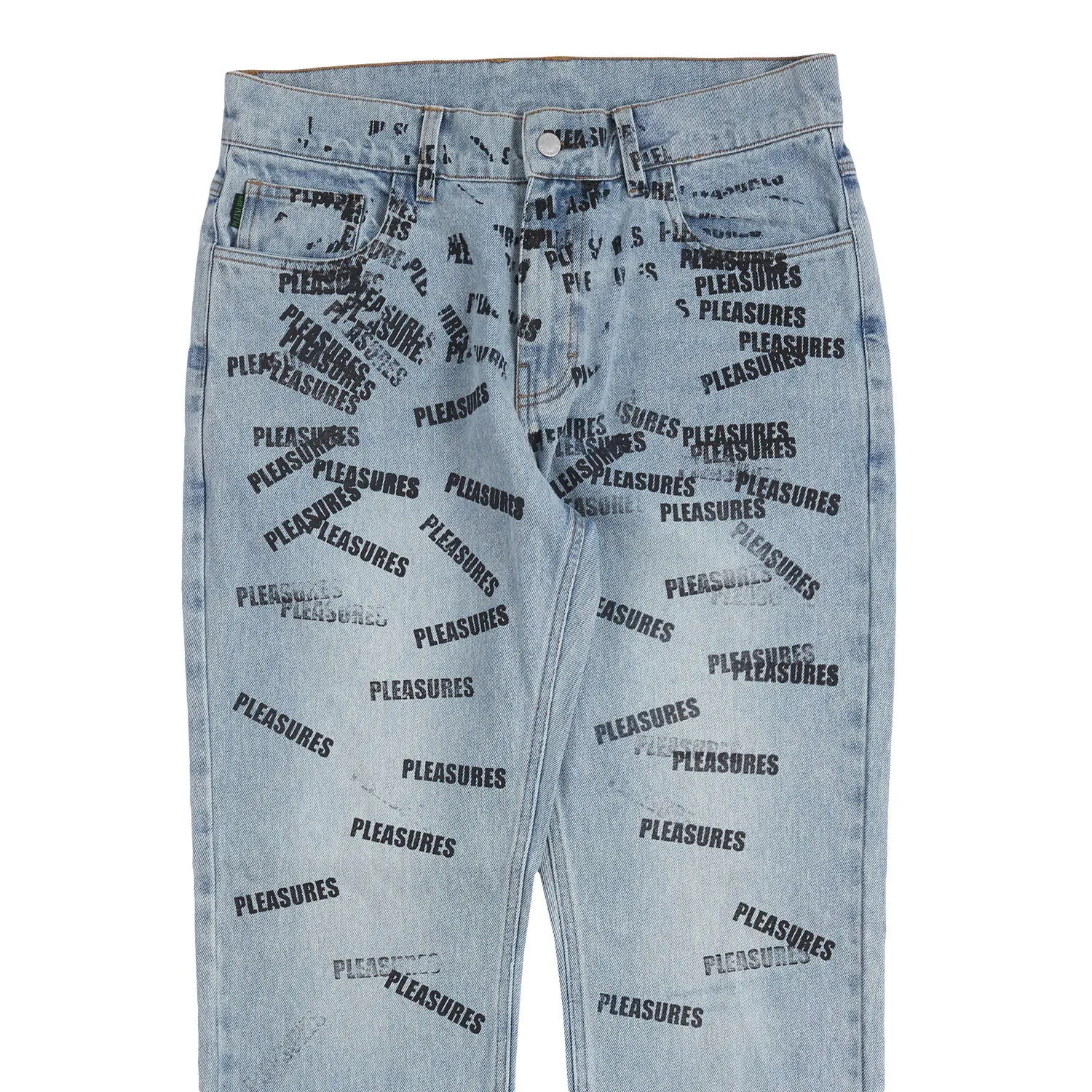 Pleasures Plop 5 Pocket Denim Washed Blue