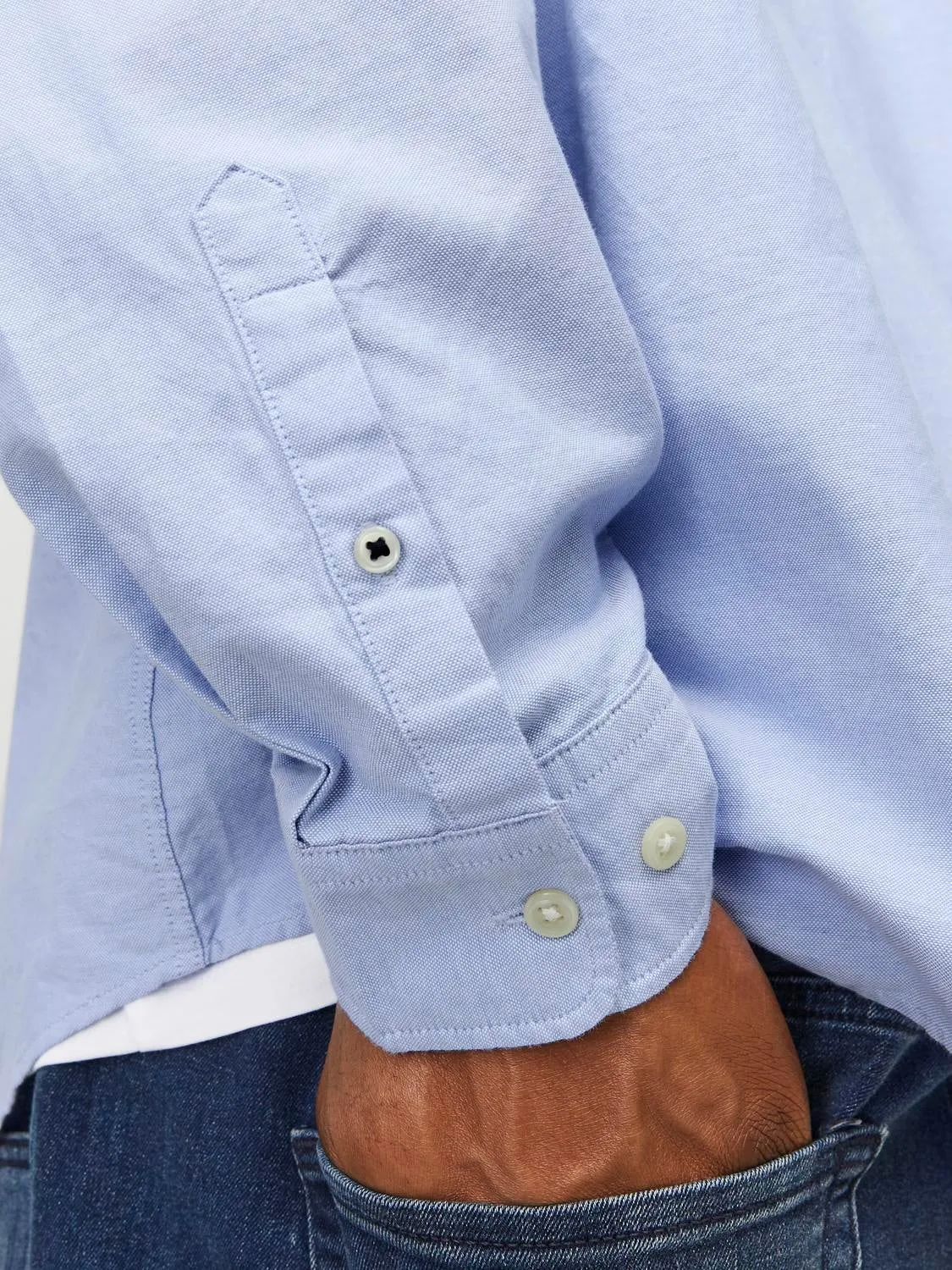 Plus Camisa informal Corte slim | Azul intermedio | Jack & Jones®