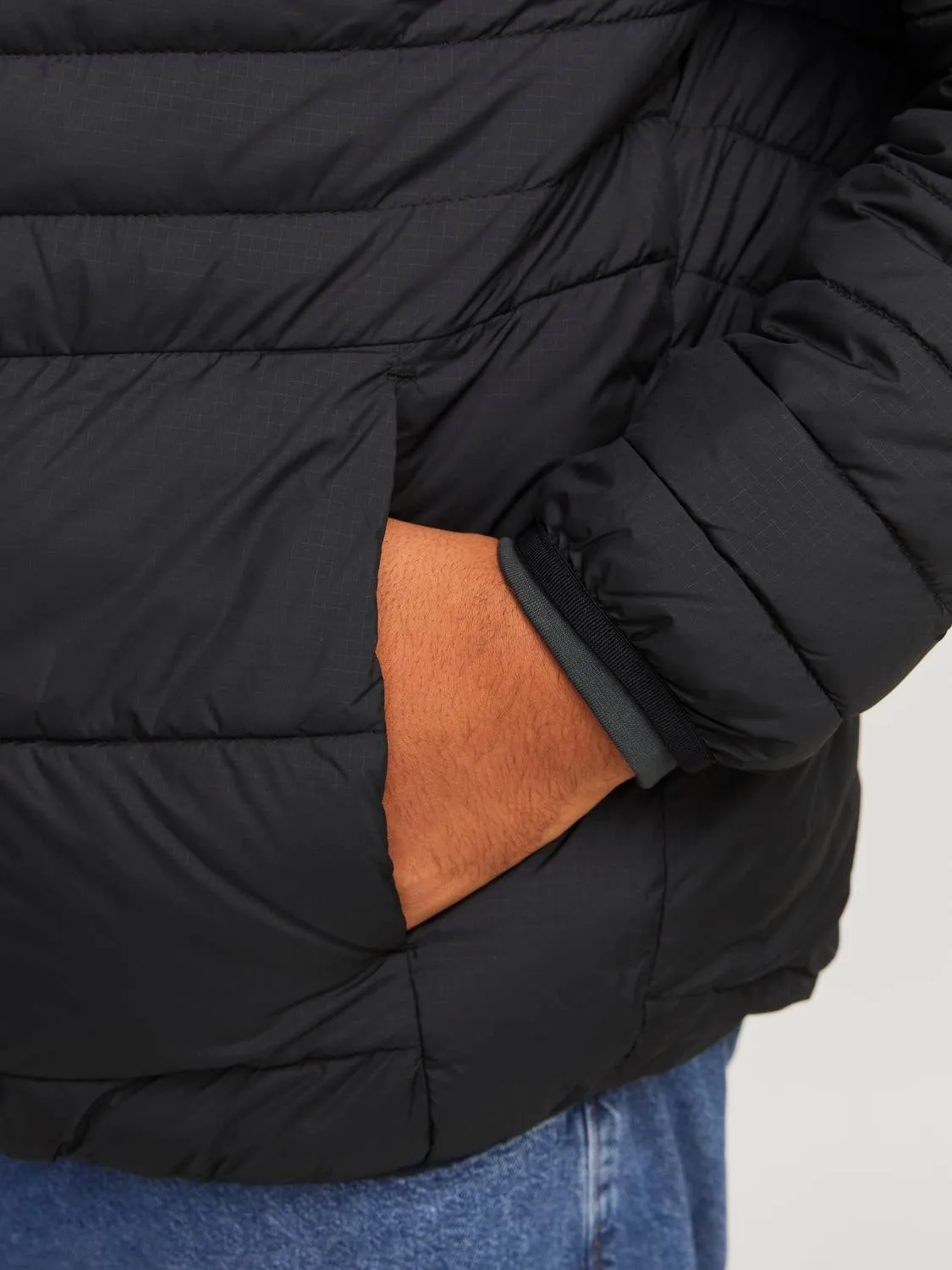 Plus Size Chaqueta corta acolchada | Negro | Jack & Jones®