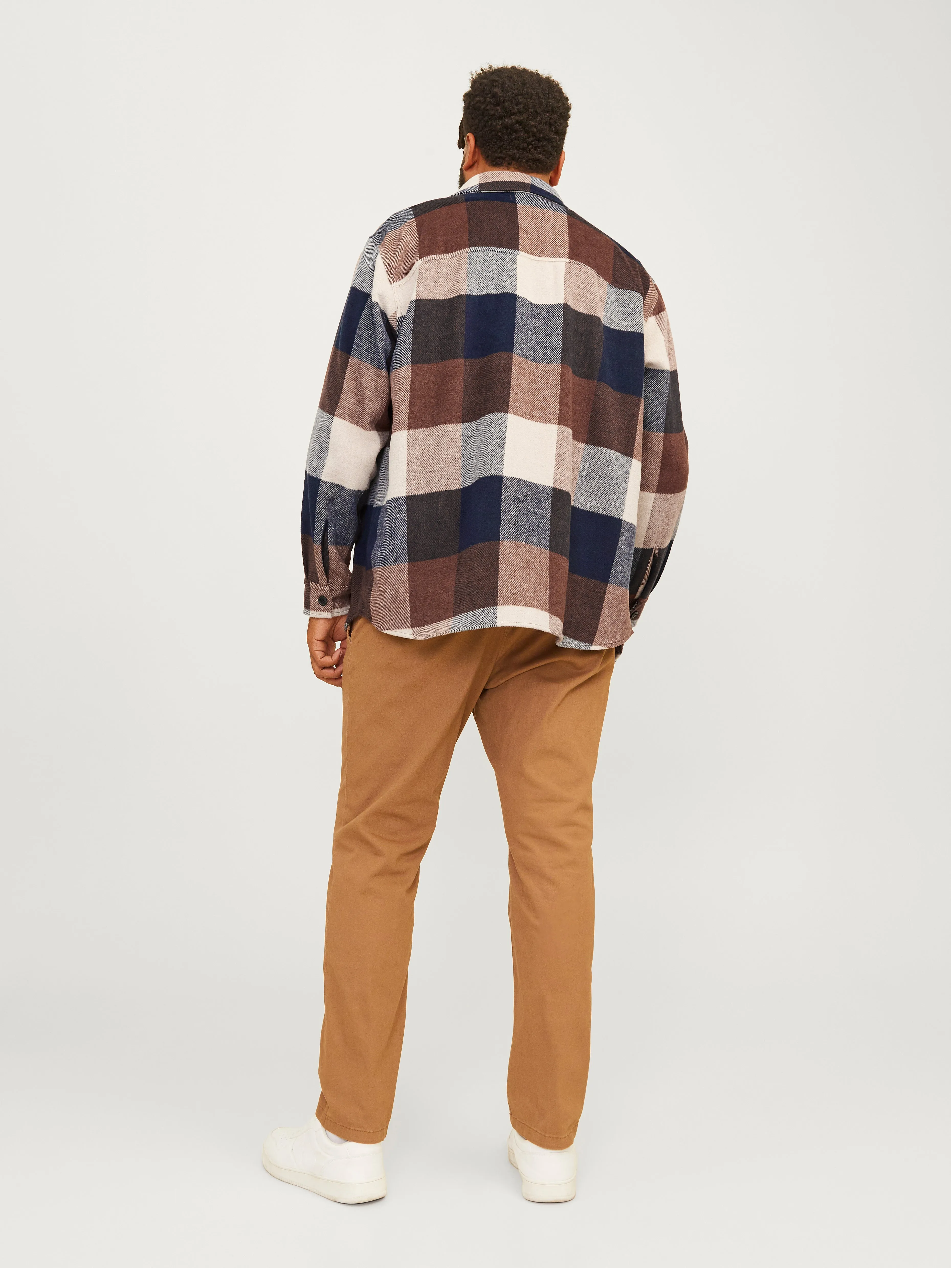 Plus Sobrecamisa Corte relaxed | Marrón intermedio | Jack & Jones®