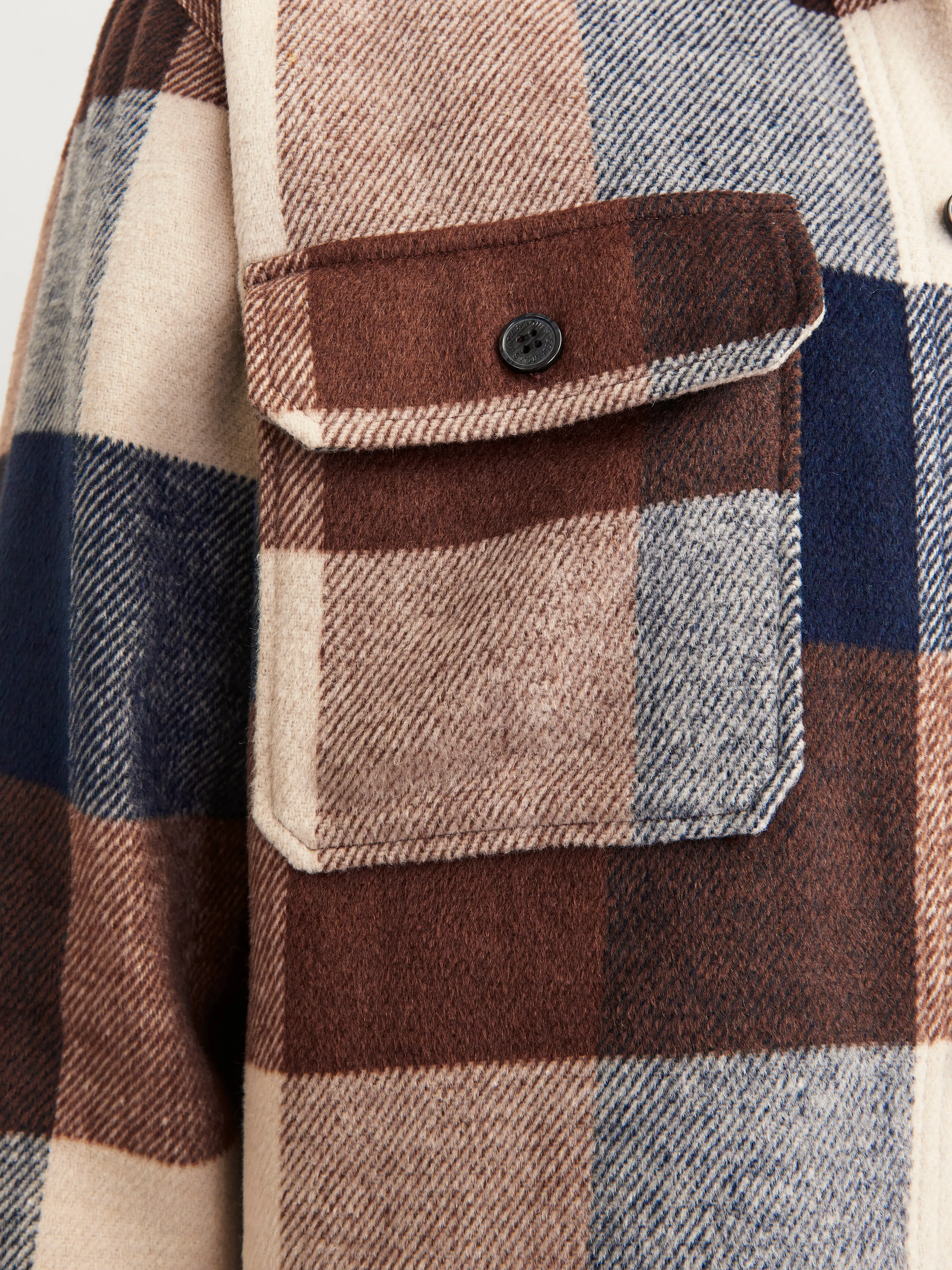 Plus Sobrecamisa Corte relaxed | Marrón intermedio | Jack & Jones®
