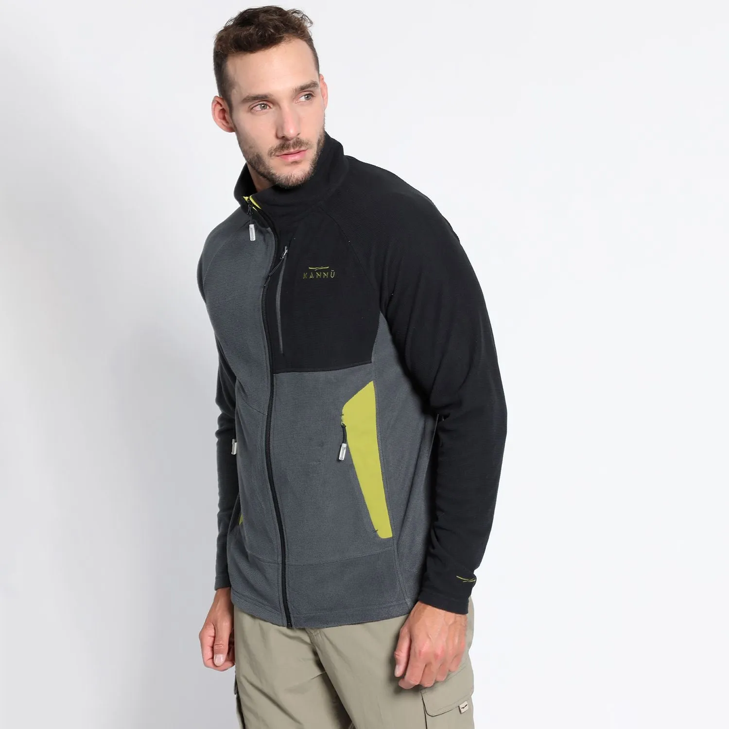 POLAR CUADRITOS CORTES HOMBRE