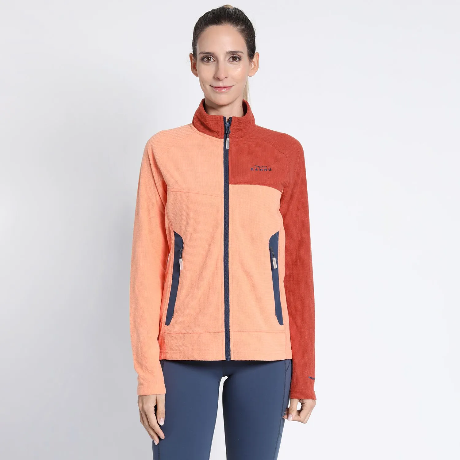 POLAR CUADRITOS CORTES MUJER