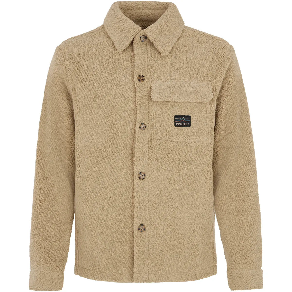 Polar Hombre Prtrundis Heavy Shirt Protest Marrón