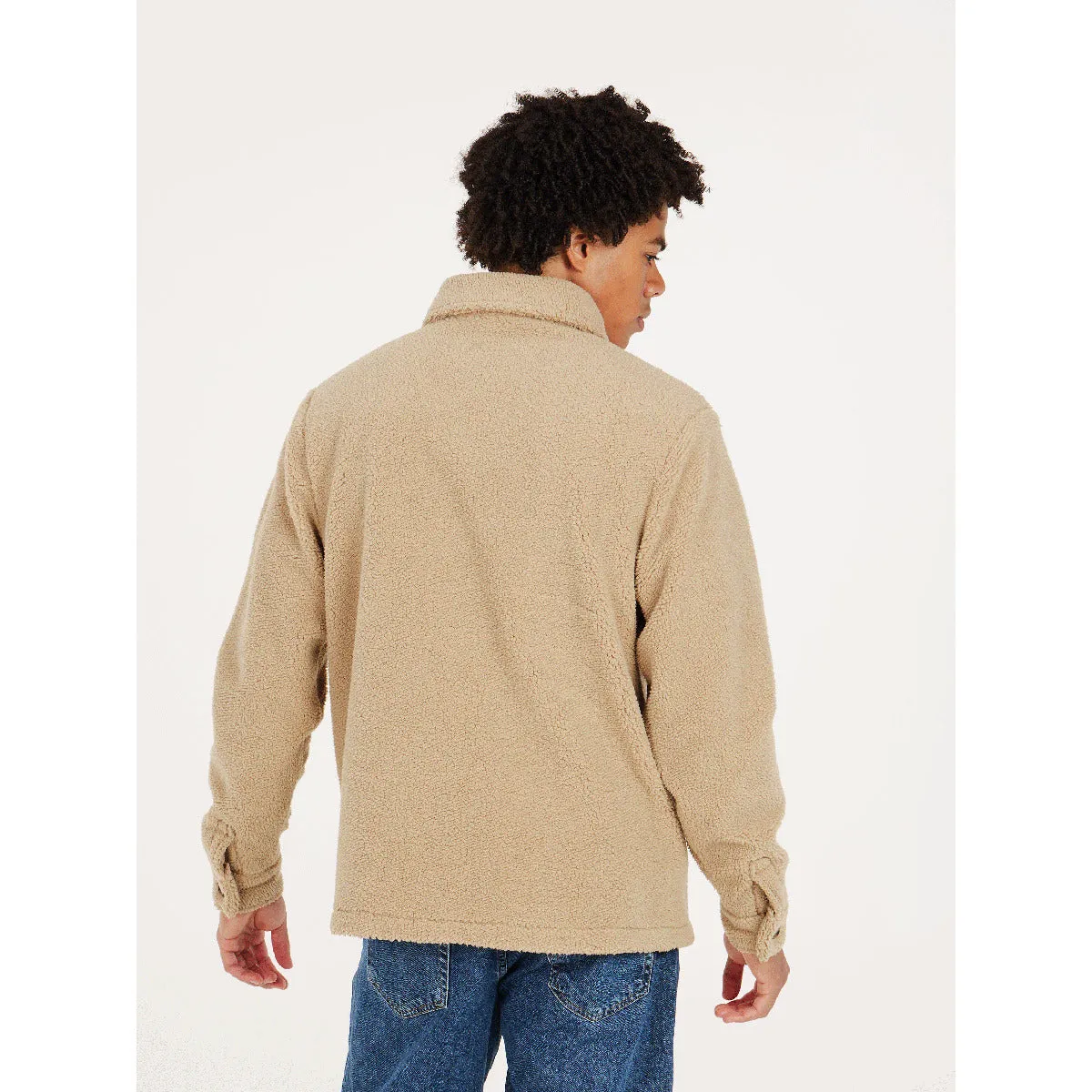 Polar Hombre Prtrundis Heavy Shirt Protest Marrón
