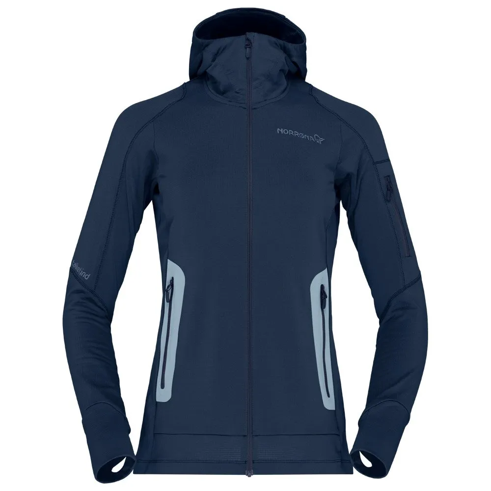 Polar Norrona falketind Power Grid Hood W's Indigo Night