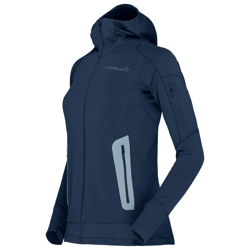 Polar Norrona falketind Power Grid Hood W's Indigo Night