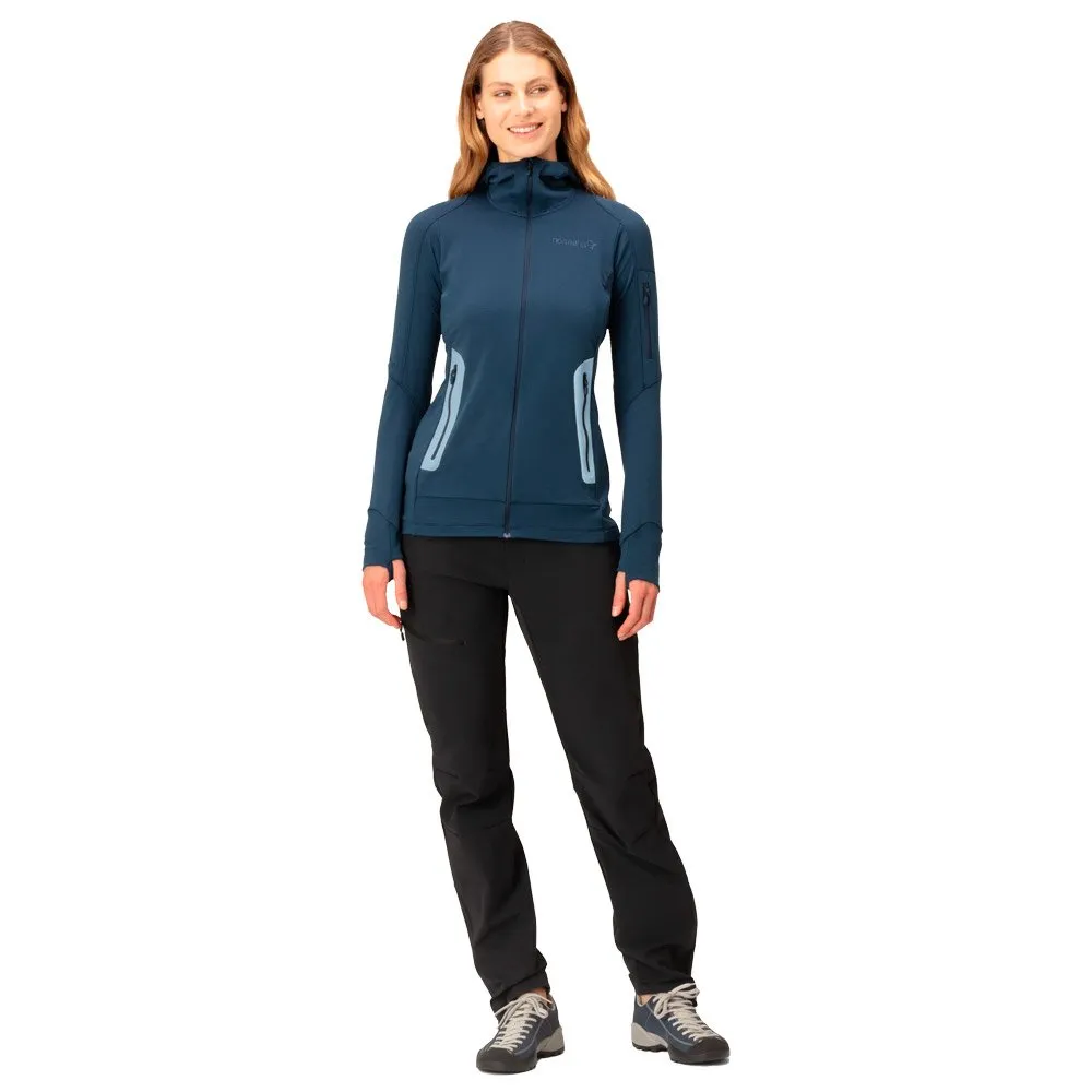Polar Norrona falketind Power Grid Hood W's Indigo Night