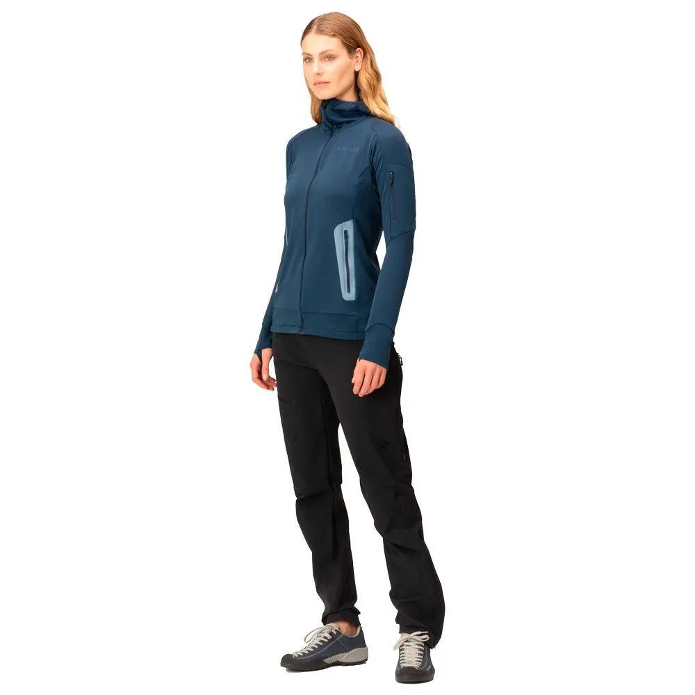 Polar Norrona falketind Power Grid Hood W's Indigo Night