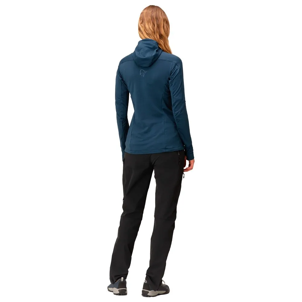 Polar Norrona falketind Power Grid Hood W's Indigo Night
