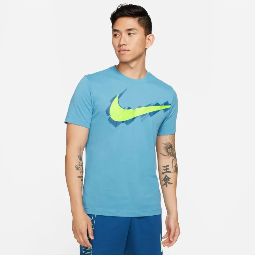 POLERA ENTRENAMIENTO HOMBRE NIKE NIKE DRIFIT SPORT CLASH CELESTE