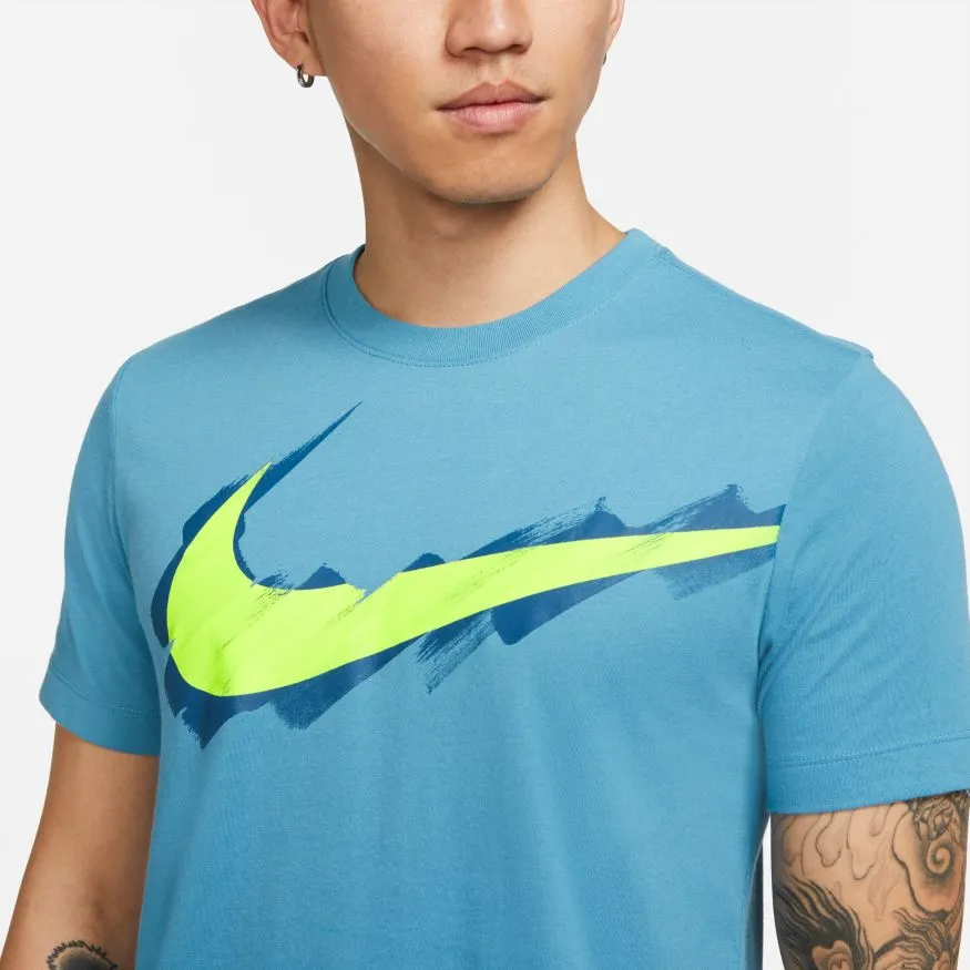 POLERA ENTRENAMIENTO HOMBRE NIKE NIKE DRIFIT SPORT CLASH CELESTE