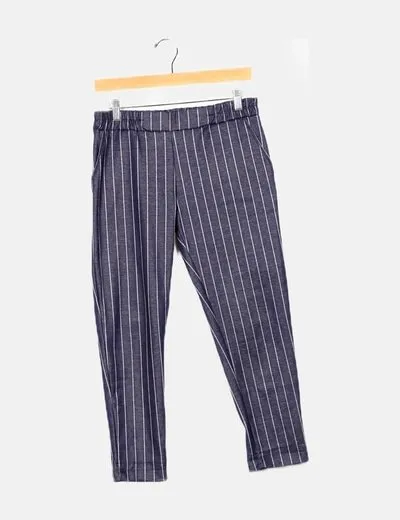 Primark Pantalón bicolor rayas