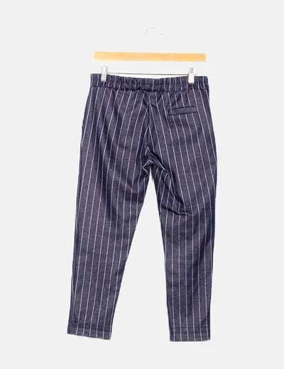 Primark Pantalón bicolor rayas