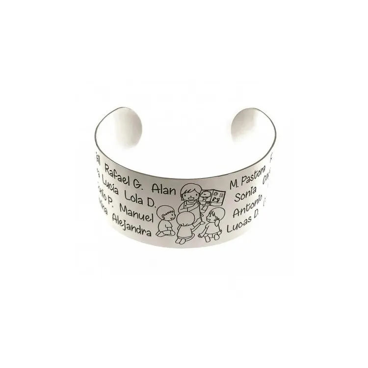 Pulseras Profesores POR ENCARGO con su diseño en plata de ley