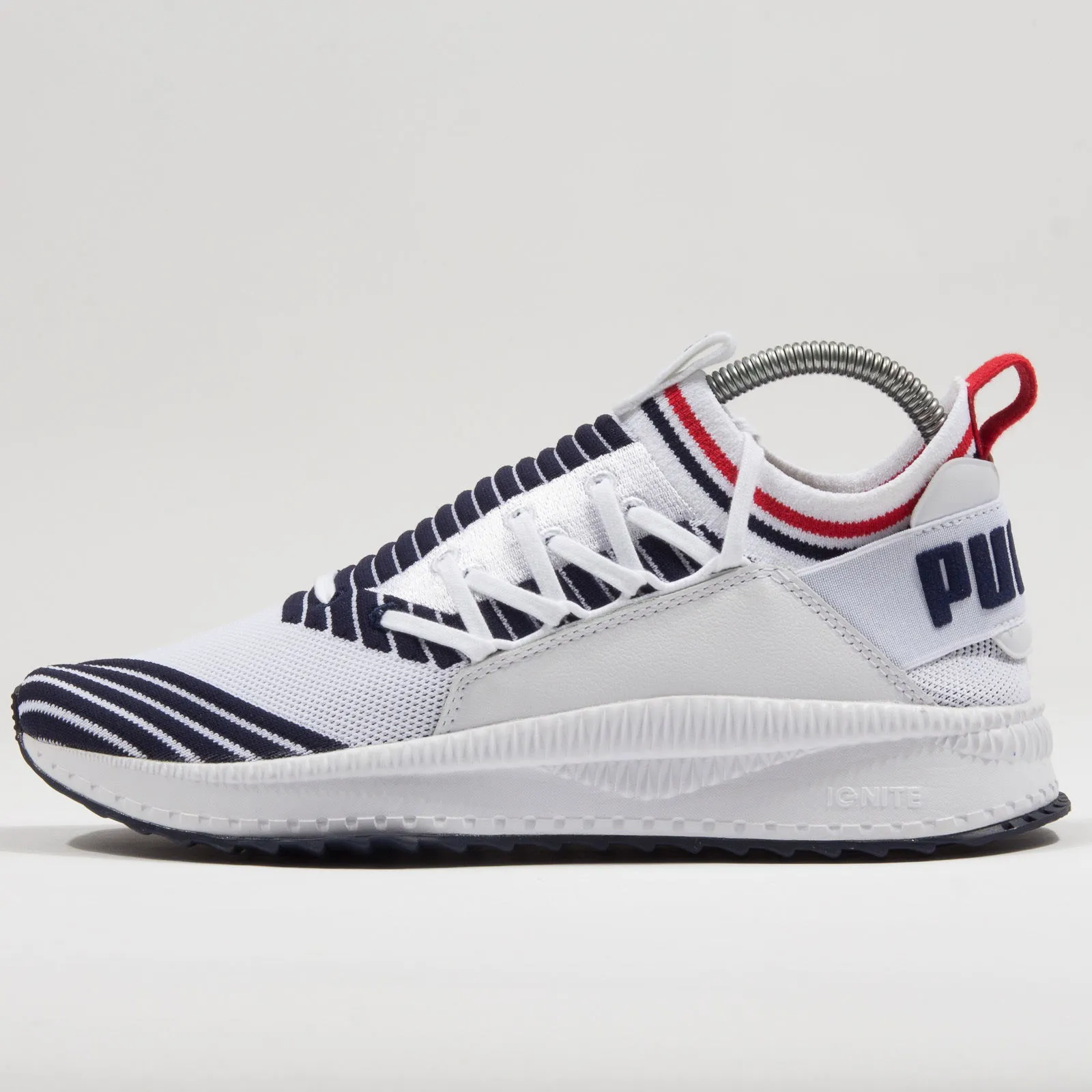 PUMA TSUGI JUN SPORT STRIPES WHITE  PEACOAT  RED