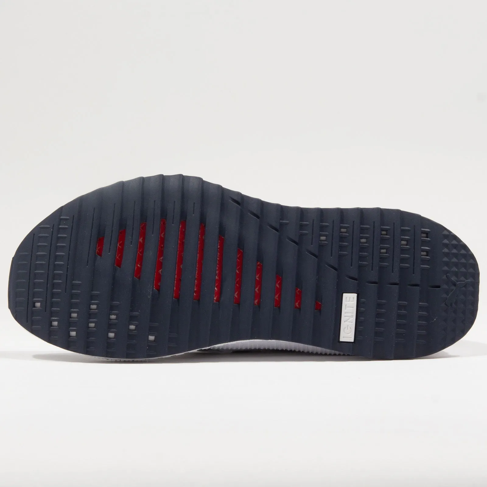 PUMA TSUGI JUN SPORT STRIPES WHITE  PEACOAT  RED