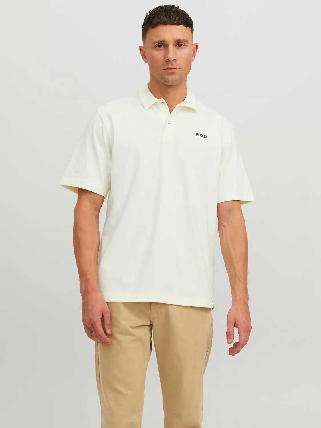 RDD Polo Logotipo Polo | Blanco hueso | Jack & Jones®