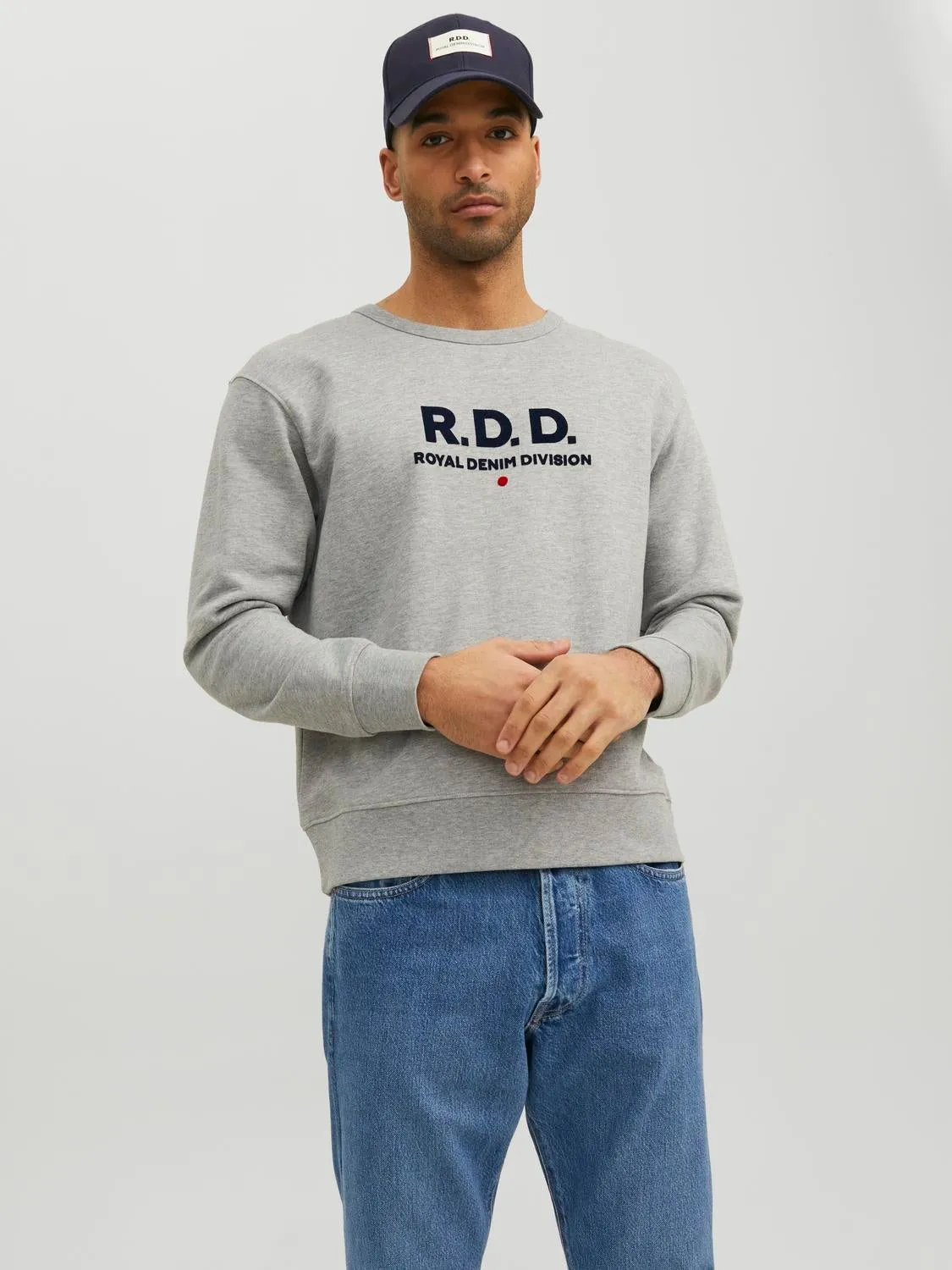 RDD Sudadera Logotipo | Gris claro | Jack & Jones®
