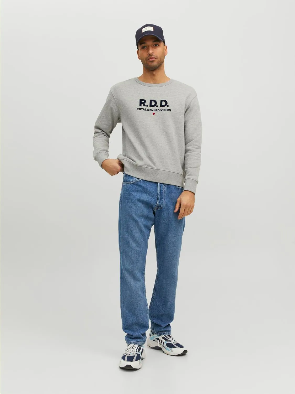 RDD Sudadera Logotipo | Gris claro | Jack & Jones®