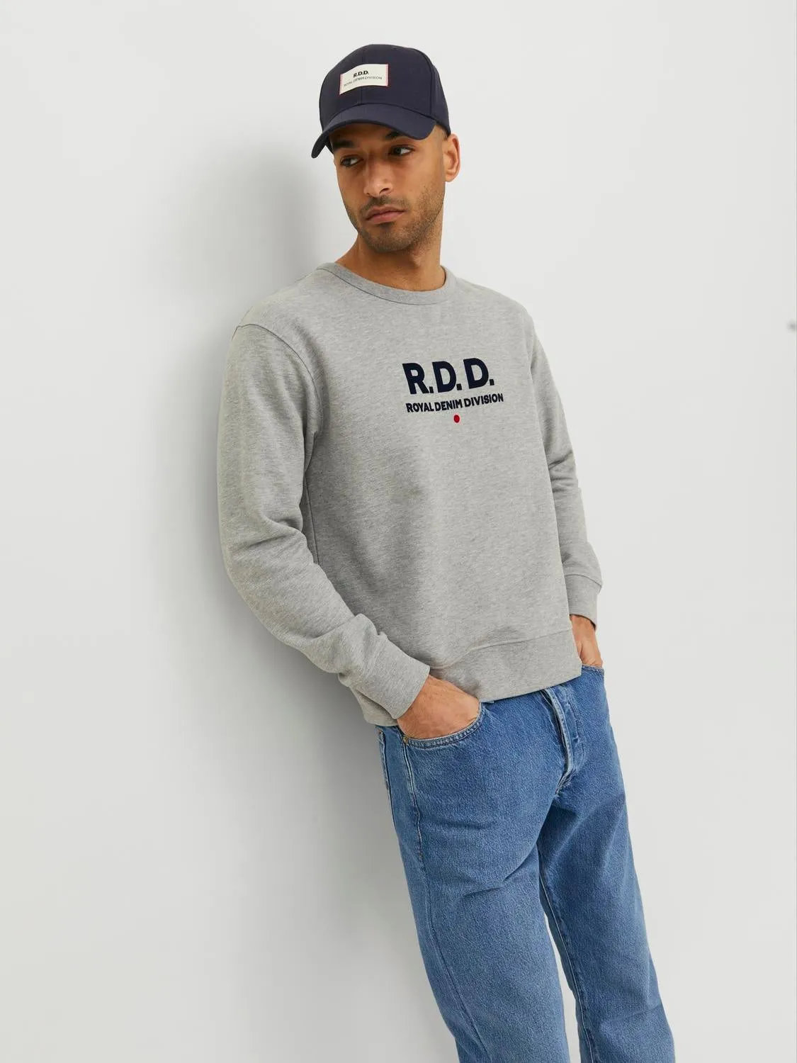 RDD Sudadera Logotipo | Gris claro | Jack & Jones®