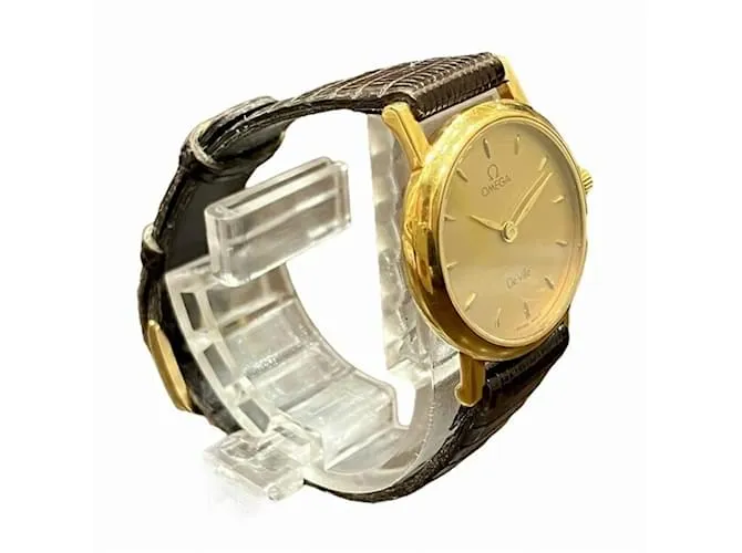 Reloj Omega De Ville Quartz K18YG para mujeres 