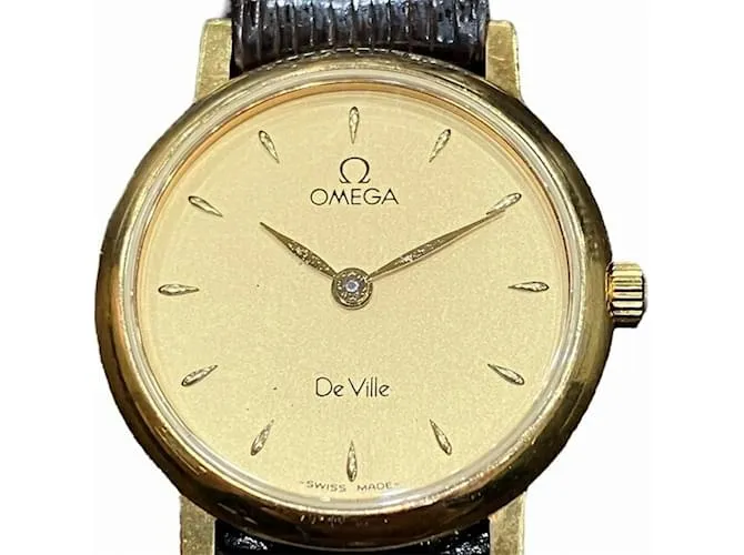 Reloj Omega De Ville Quartz K18YG para mujeres 