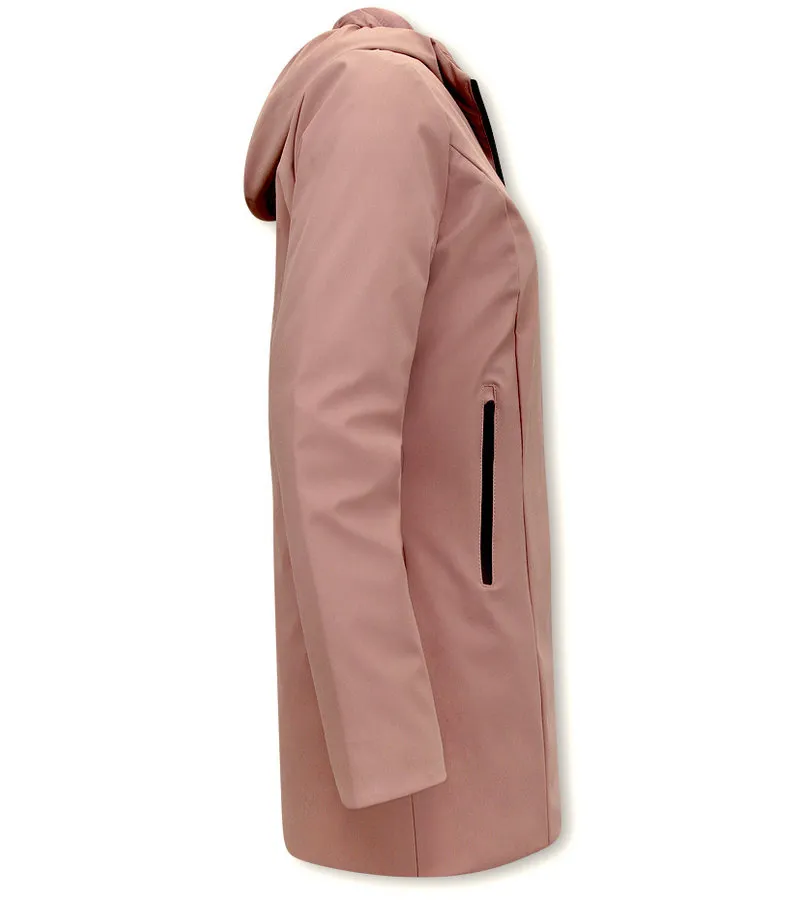 REVERSIBLES PARKAS MUJER CON CAPUCHA  2161P  ROSA