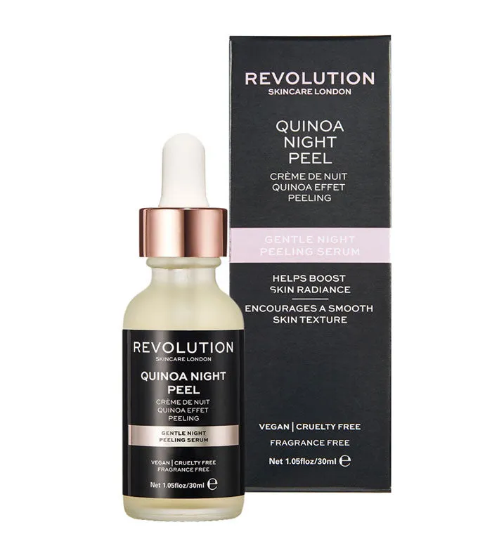 REVOLUTION SKINCARE  CREMA DE NOCHE EFECTO PEELING  QUINOA