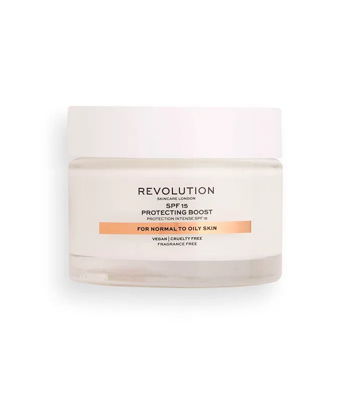 REVOLUTION SKINCARE  CREMA HIDRATANTE SPF15  PIEL NORMAL A GRASA