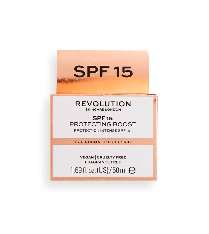 REVOLUTION SKINCARE  CREMA HIDRATANTE SPF15  PIEL NORMAL A GRASA