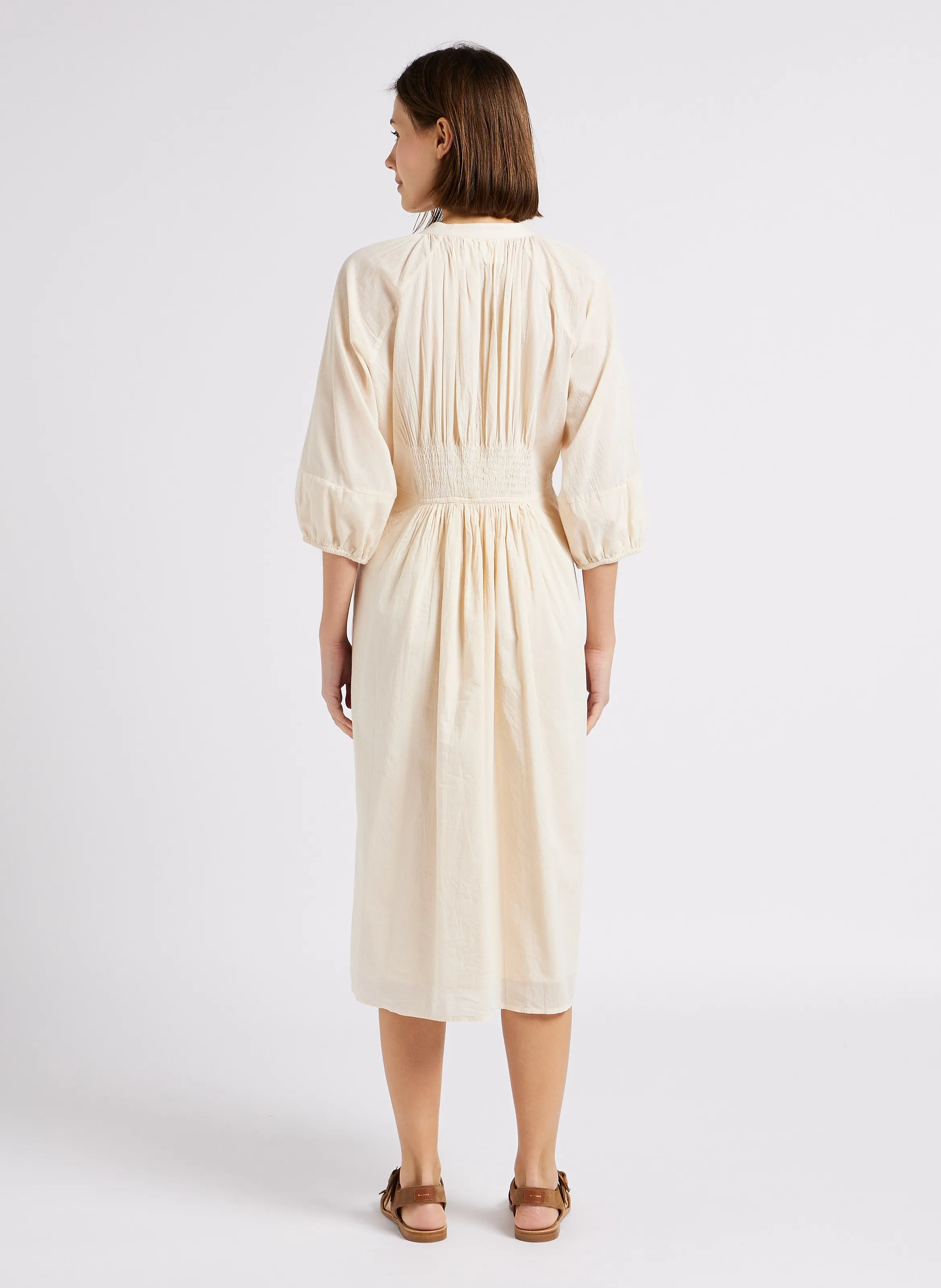 ROUDY  VESTIDO LARGO EN BEIGE