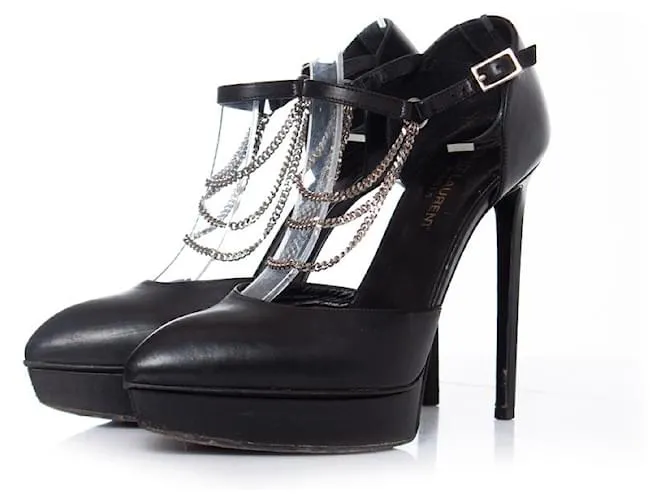 Saint Laurent SAN LORENZO, Bomba de plataforma D'orsay Negro 