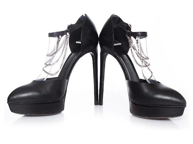 Saint Laurent SAN LORENZO, Bomba de plataforma D'orsay Negro 