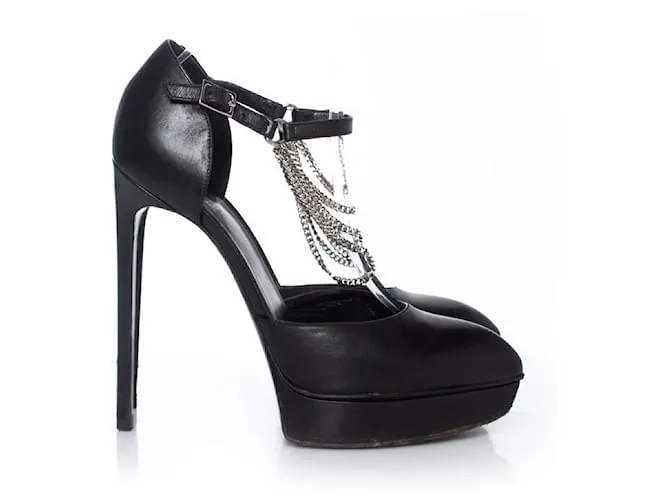Saint Laurent SAN LORENZO, Bomba de plataforma D'orsay Negro 