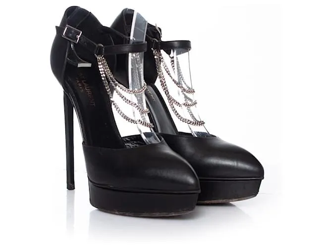 Saint Laurent SAN LORENZO, Bomba de plataforma D'orsay Negro 