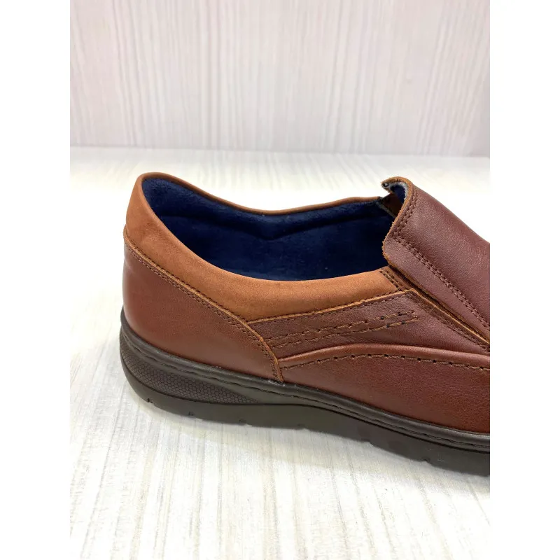 Sandalia para hombre Fluchos Keops en piel engrasada marrón F1754